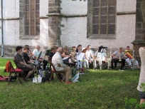 Auftritt mit über 20 Bläsern